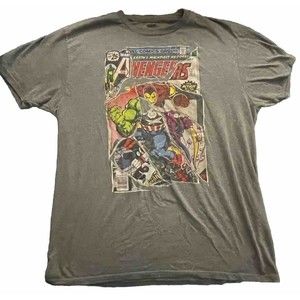 Marvel Comics The avengers t shirt Men's XL Earth's Mightiest Heros short sleeve